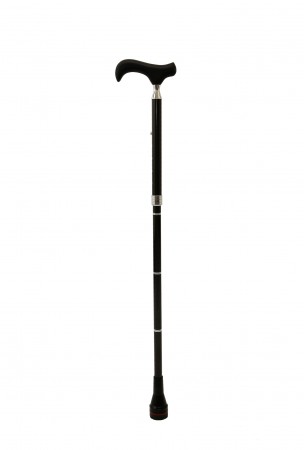  【枴杖屋】頂級Carbon輕巧系列 碳纖維360度防滑避震四折疊伸縮手杖 