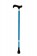 【枴杖屋】單色彩虹系列 360度防滑避震伸縮手杖  CP 寶藍色